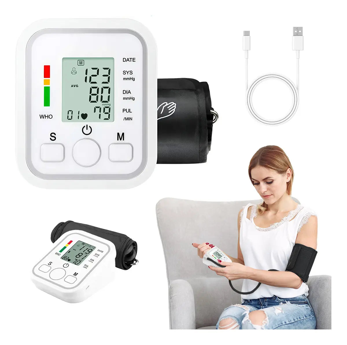 Baumanometro Digital Monitor De Presion Arterial Electronic
