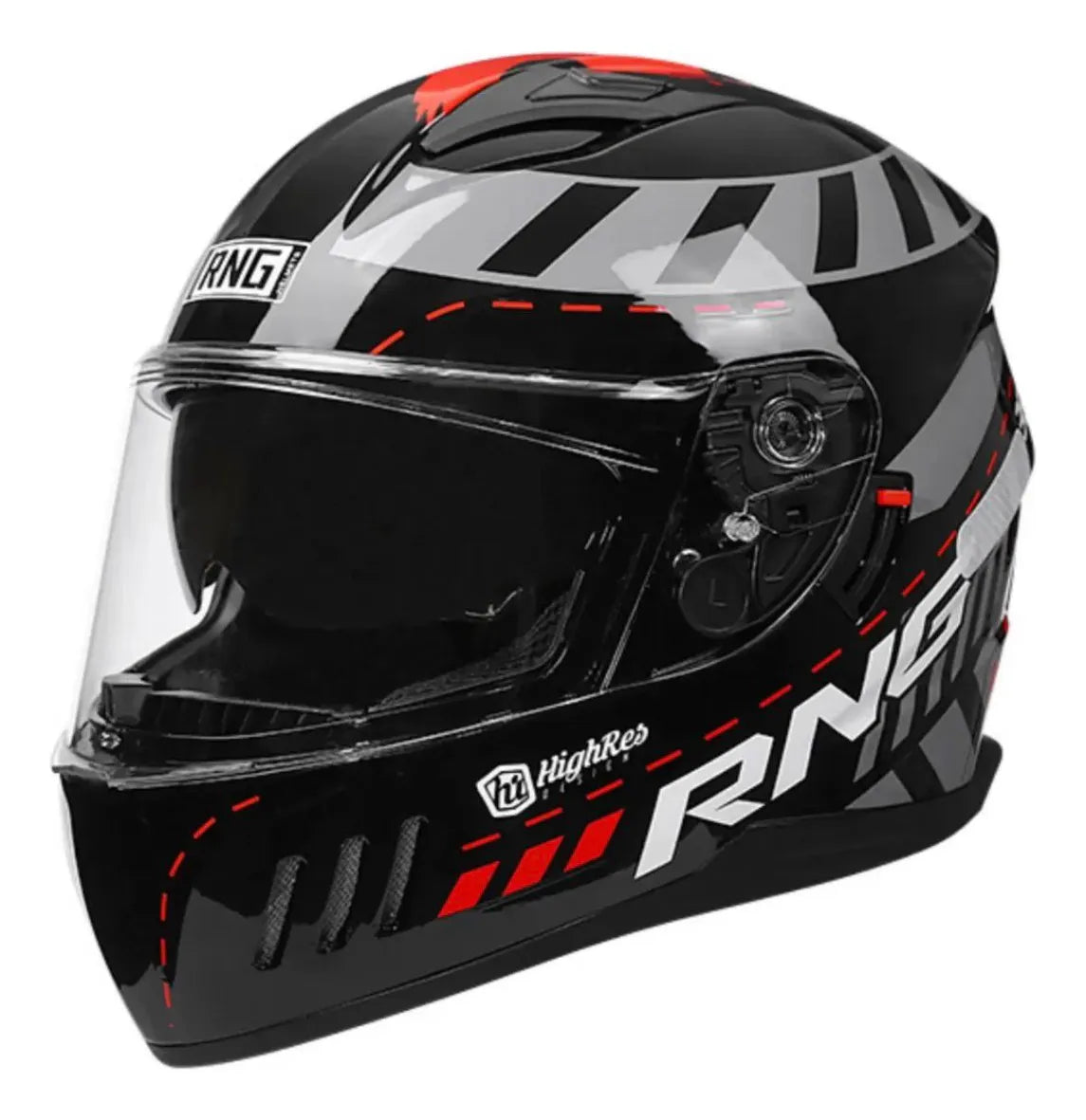 Casco Integral Rng By-180 Para Moto Con Certificado Dot Ece