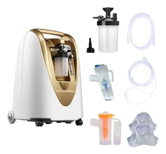 Concentrador De Oxigeno 5 Litros Grado Medico Con Accesorios