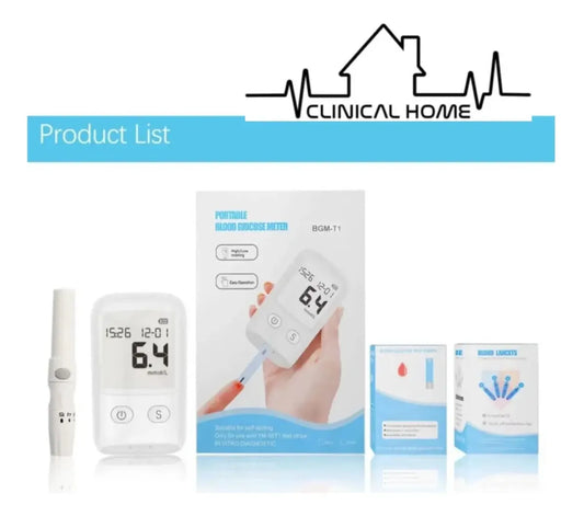 Glucometro Digital 25 Tiras Y 25 Lancetas + Oximetro