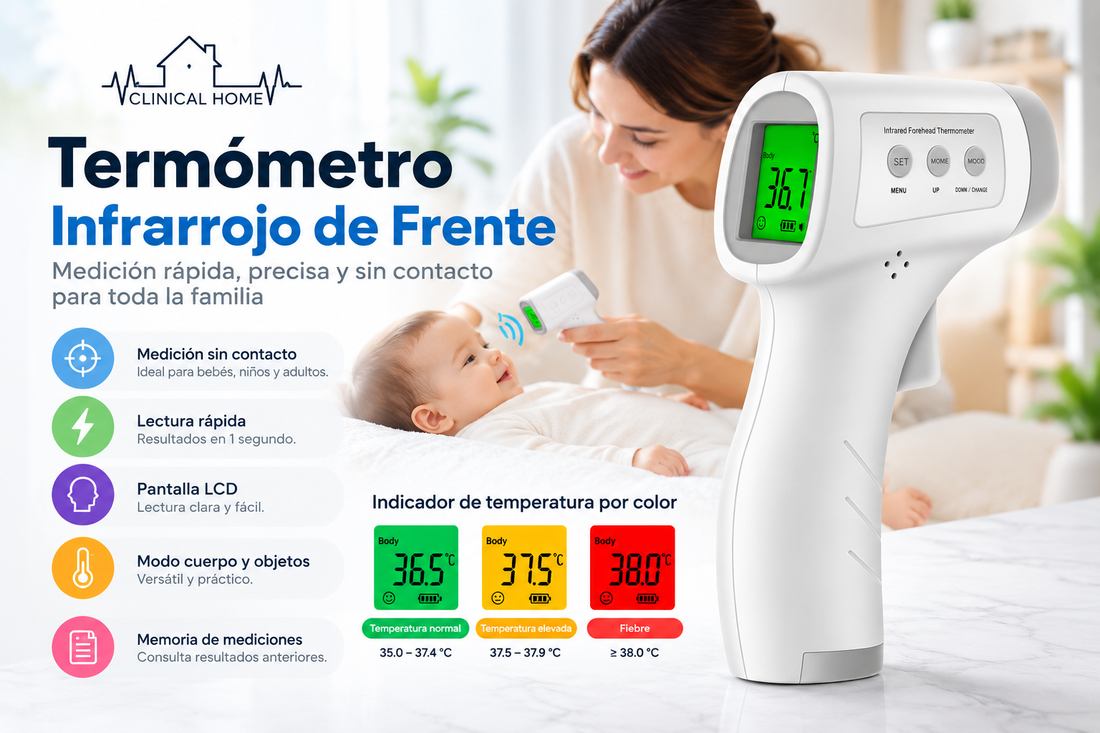 Termómetro digital o infrarrojo: diferencias y cuál elegir