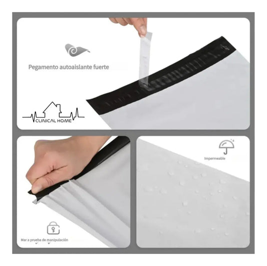 100 Bolsas Sobres 17x30 para Envío | Paquetería Impermeable Resistente