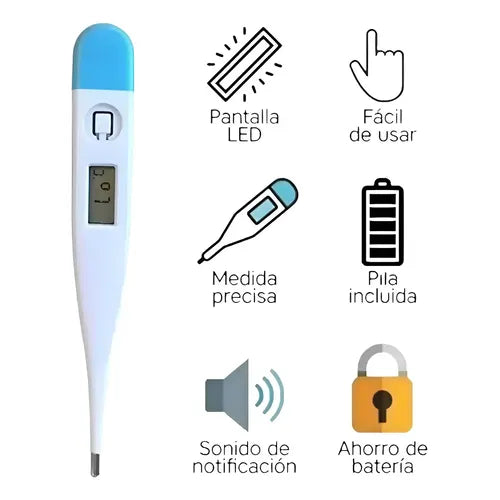 3 Pack Termómetro Bebe Digital Medidor Temperatura Adultos
