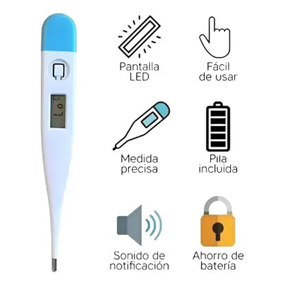 3 Pack Termómetro Bebe Digital Medidor Temperatura Adultos