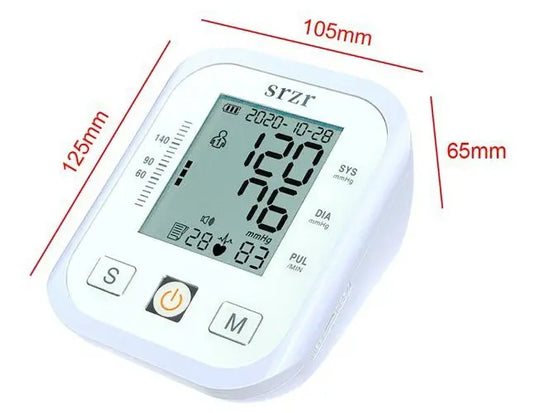Baumanómetro Digital De Brazo Electronic Pantalla LCD Presión y Pulso