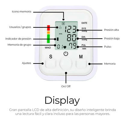 Baumanometro Digital Monitor De Presion Arterial Electronic