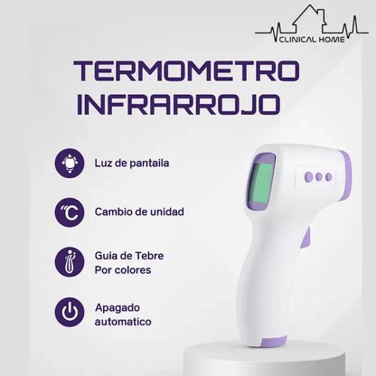Baumanometro Recargable + Termometro De Frente + Oximetro