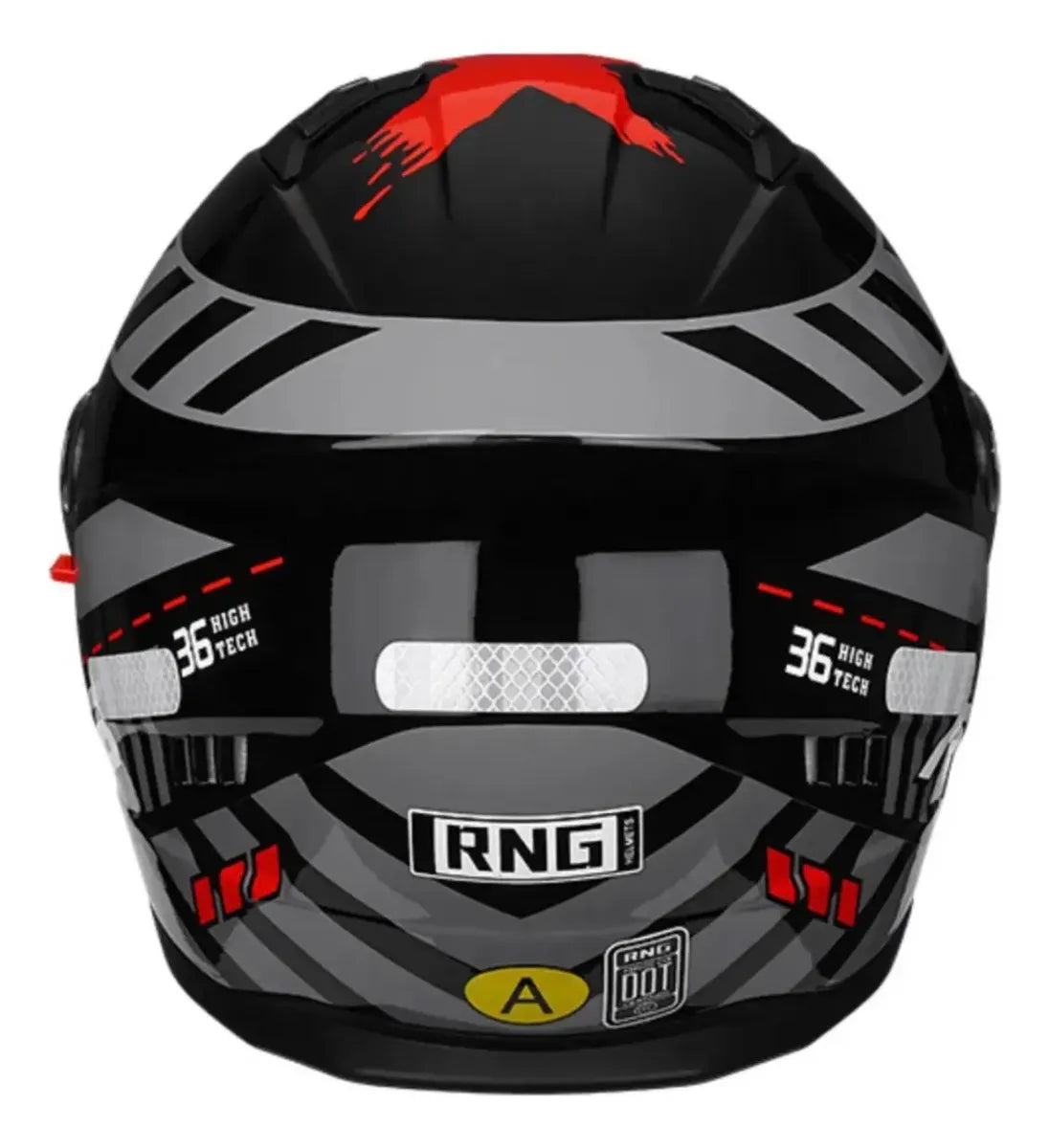 Casco Integral Rng By-180 Para Moto Con Certificado Dot Ece