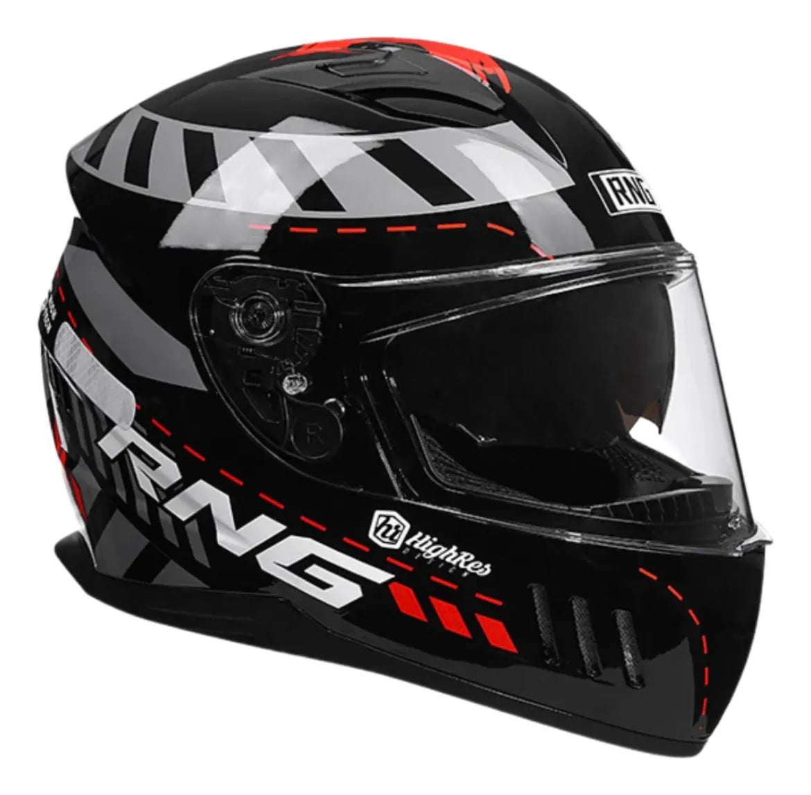 Casco Integral Rng By-180 Para Moto Con Certificado Dot Ece