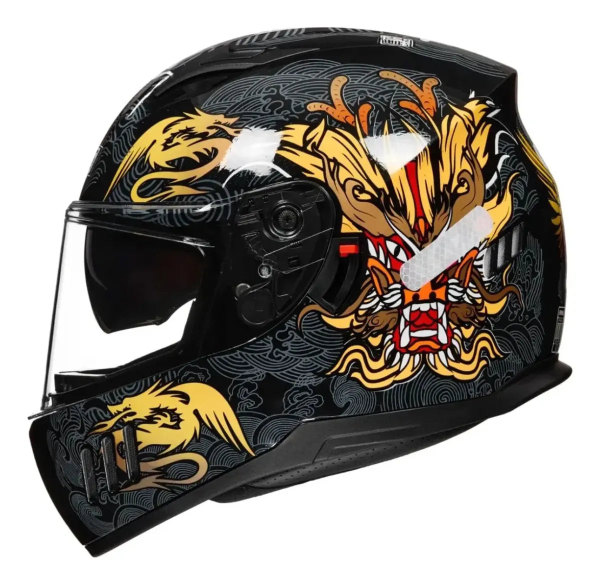 Casco Integral Rng By-185 Moto De Alta Protección Ece Y Dot