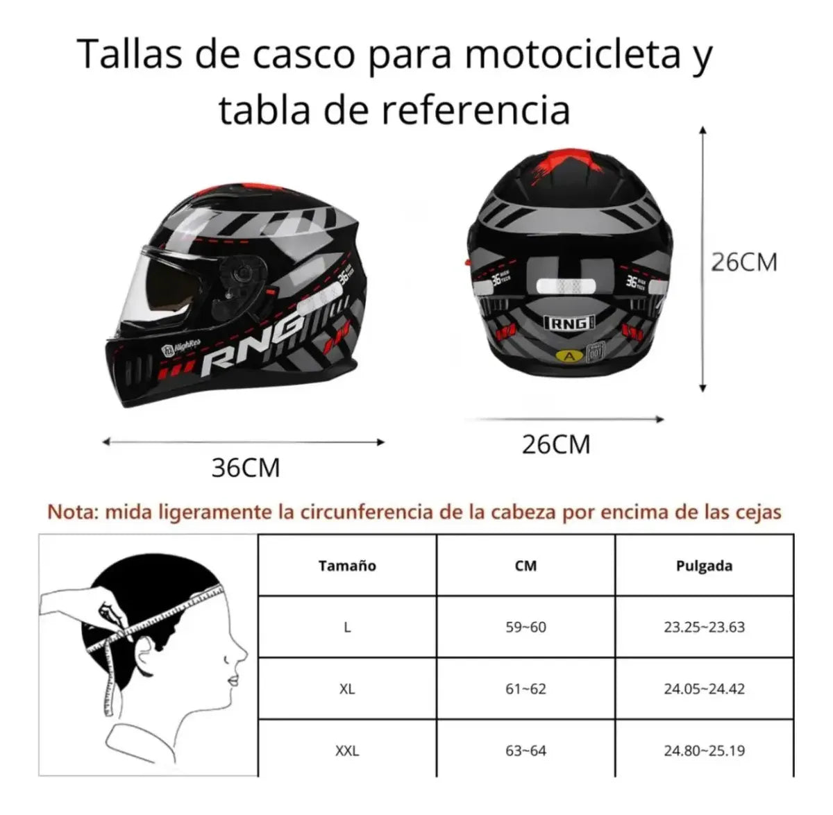 Casco Integral Rng Para Moto Seguro Y Resistente Ece Y Dot