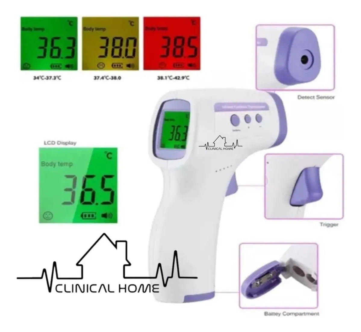 Clinical Home Set Enfermería Medidor Presión Digital
