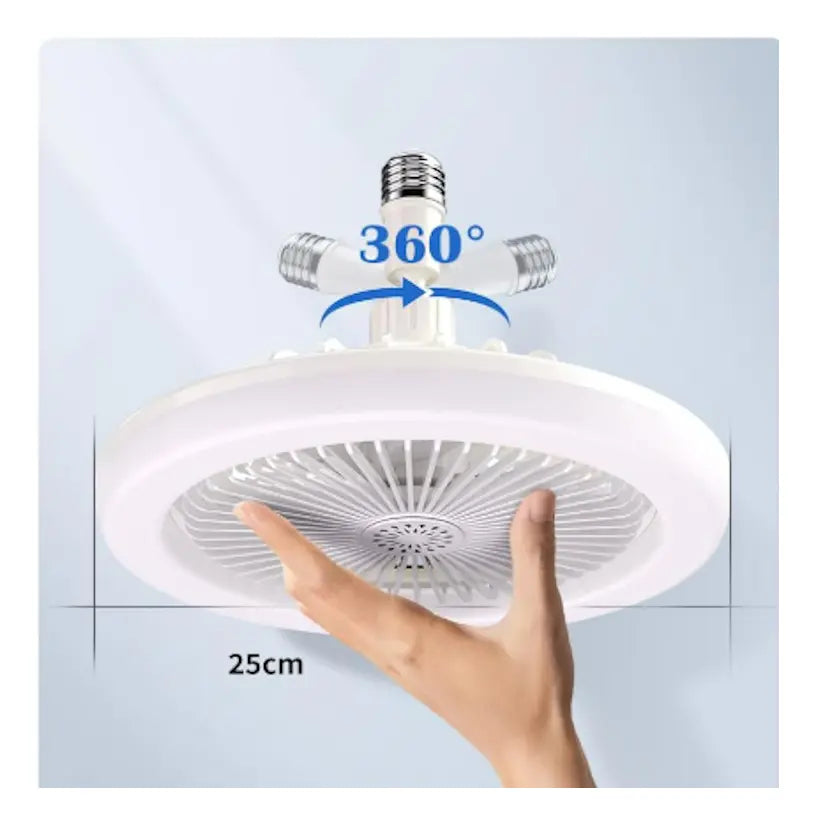 Foco Led 30w Ventilador 2 piezas Dimeable Control Remoto ÁGUILED