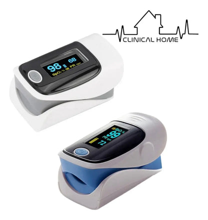 Oximetro Recargable Dedo Usb Clinical Home Gris
