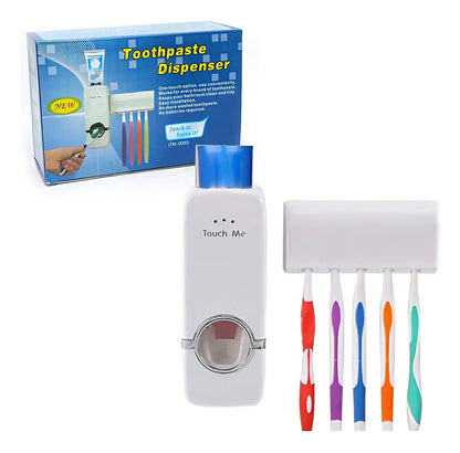 Dispensador De Pasta Dental Con Portacepillos Organizador