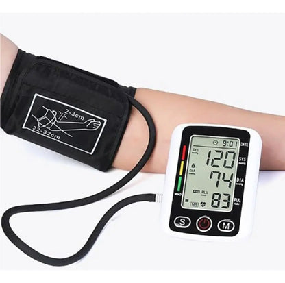 Tensiómetro de Brazo Automático Health Herald Blanco Negro