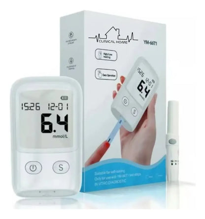 Glucometro Digital 25 Tiras Y 25 Lancetas + Oximetro