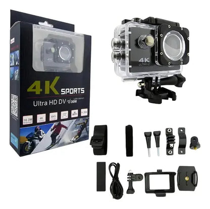 Cámara Tipo Go Pro Wifi 4k Hd Sumergible Actioncamera Sport