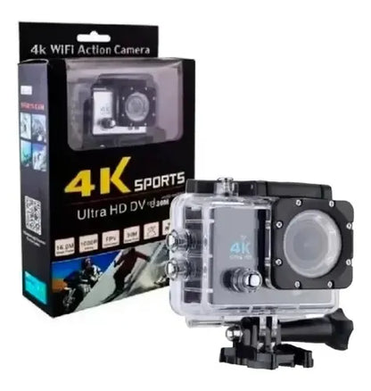 Cámara Tipo Go Pro Wifi 4k Hd Sumergible Actioncamera Sport