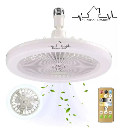 Lampara Ventilador De Techo Led Multifuncion 360 Control