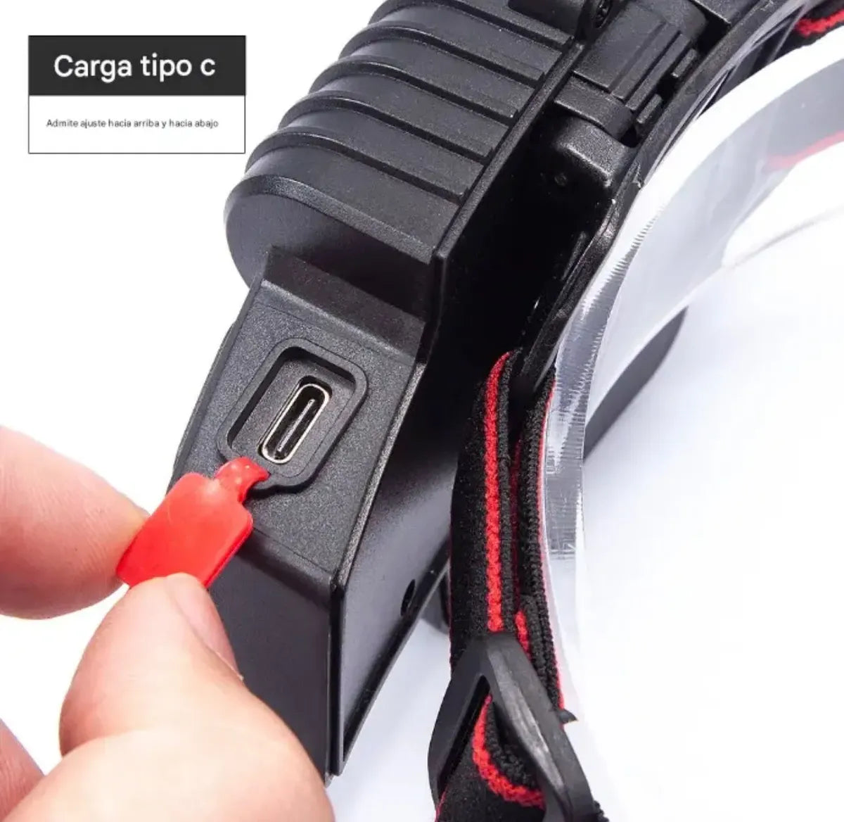 Lampara De Cabeza Recargable Para Exteriores Frontal