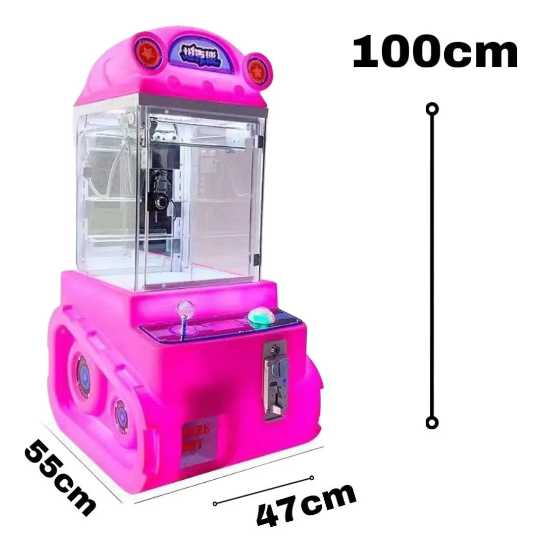 Maquinita Peluchera Vending Tank Man Máquina De Garra Moneda