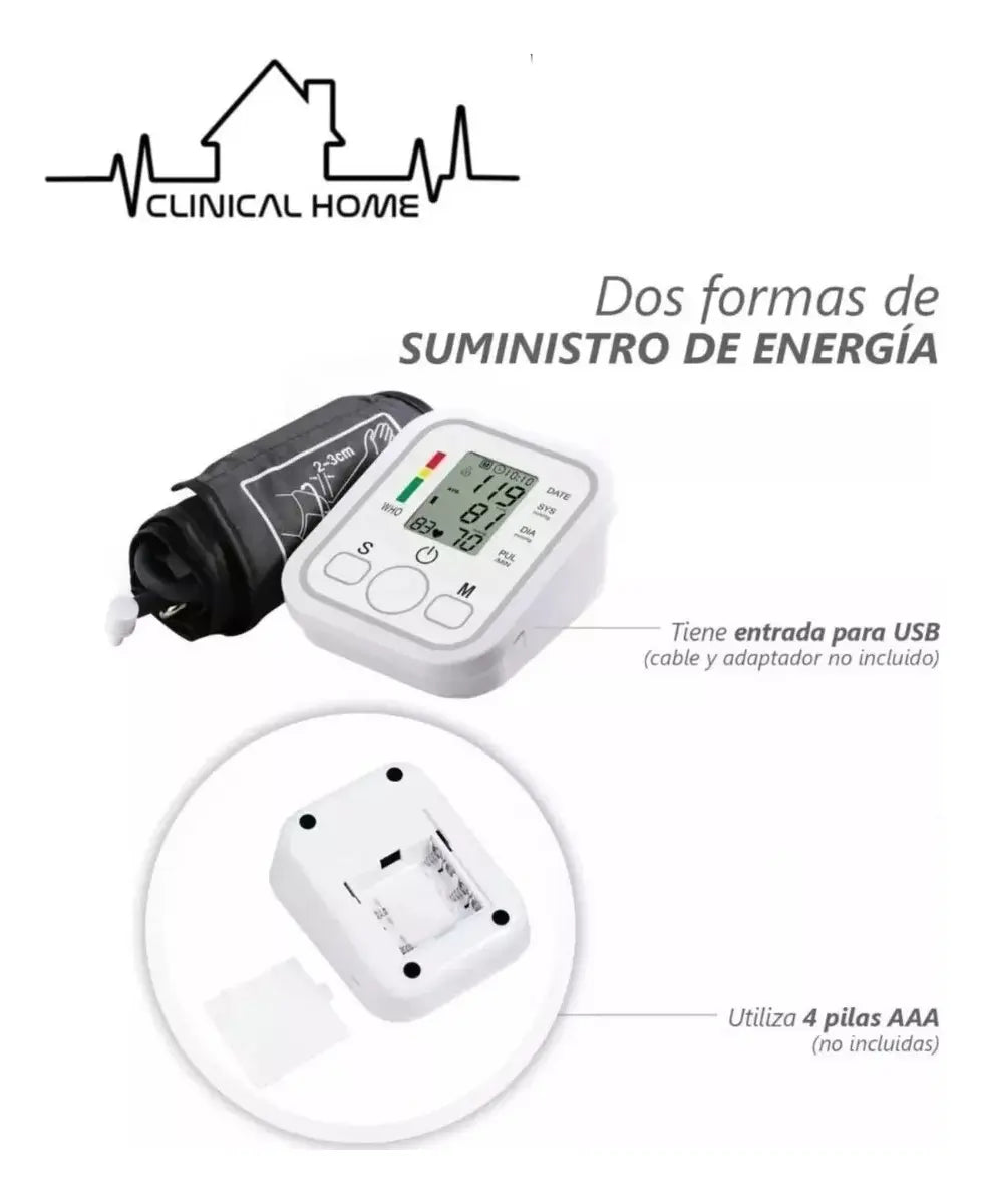 Medidor De Presion De Clinical Home Termometro Y Oximetro