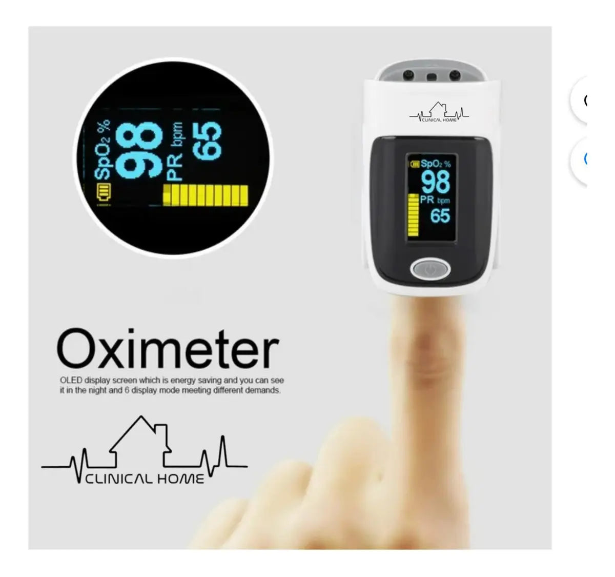 Medidor De Presion De Muñeca Negro + Oximetro Recargable Usb