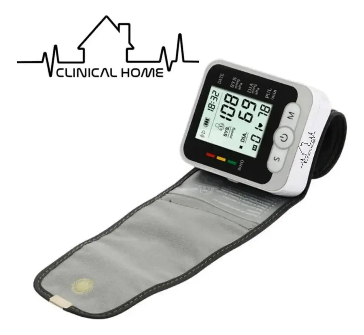 Monitor De Presion Arterial Muñeca Con Oximetro Y Termometro