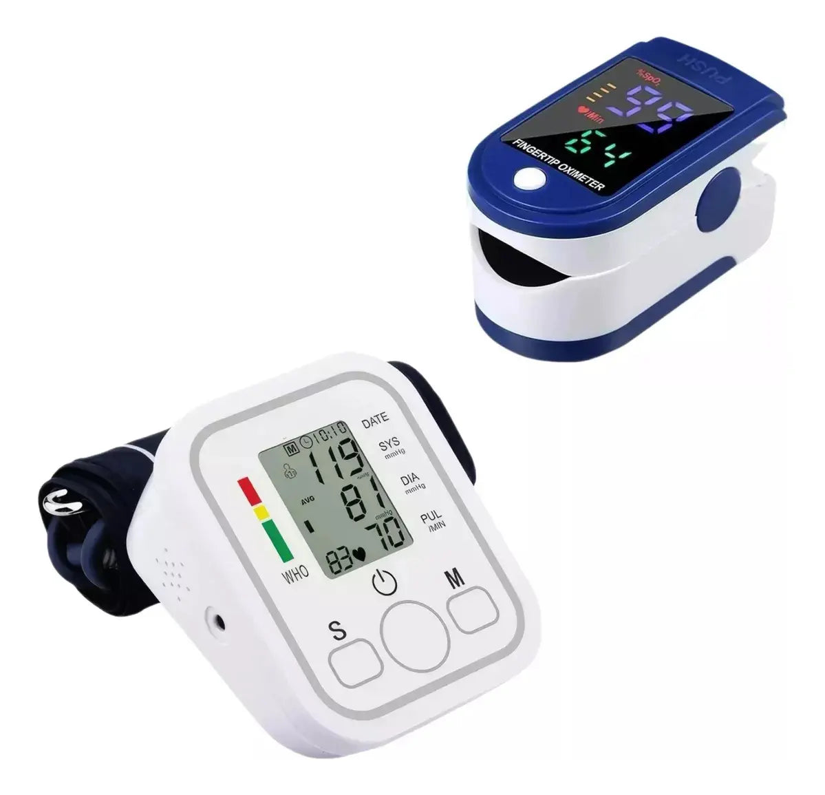 Monitor de Presión Arterial Digital Automático con Pantalla LED para Brazo