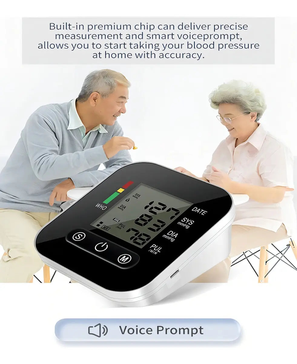 Monitor de Presión Arterial Digital YUEFEI de Brazo Pantalla Grande
