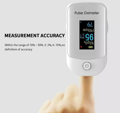 Oxímetro de Pulso Digital para Adulto | Medidor de Oxígeno en Sangre SpO2