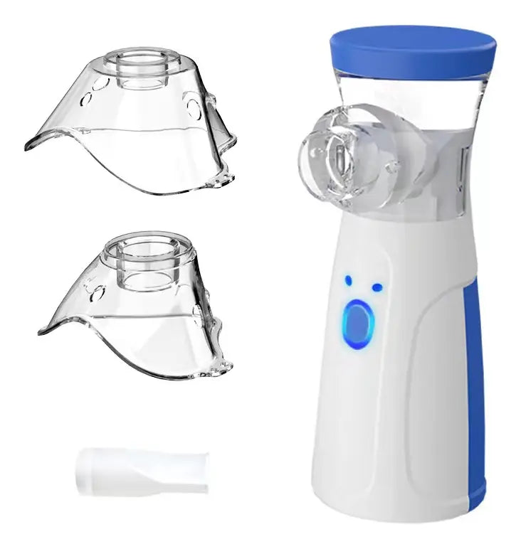 Nebulizador Ultrasónico Portátil Mesh Silencioso Inalámbrico con USB y Pilas