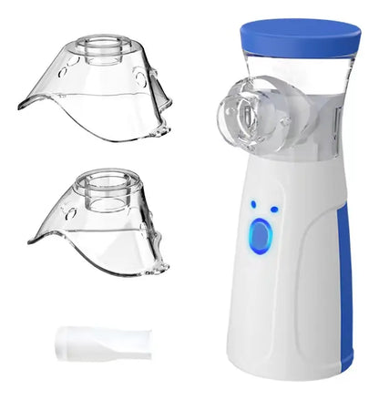 Nebulizador Ultrasónico Portátil Mesh Silencioso Inalámbrico con USB y Pilas