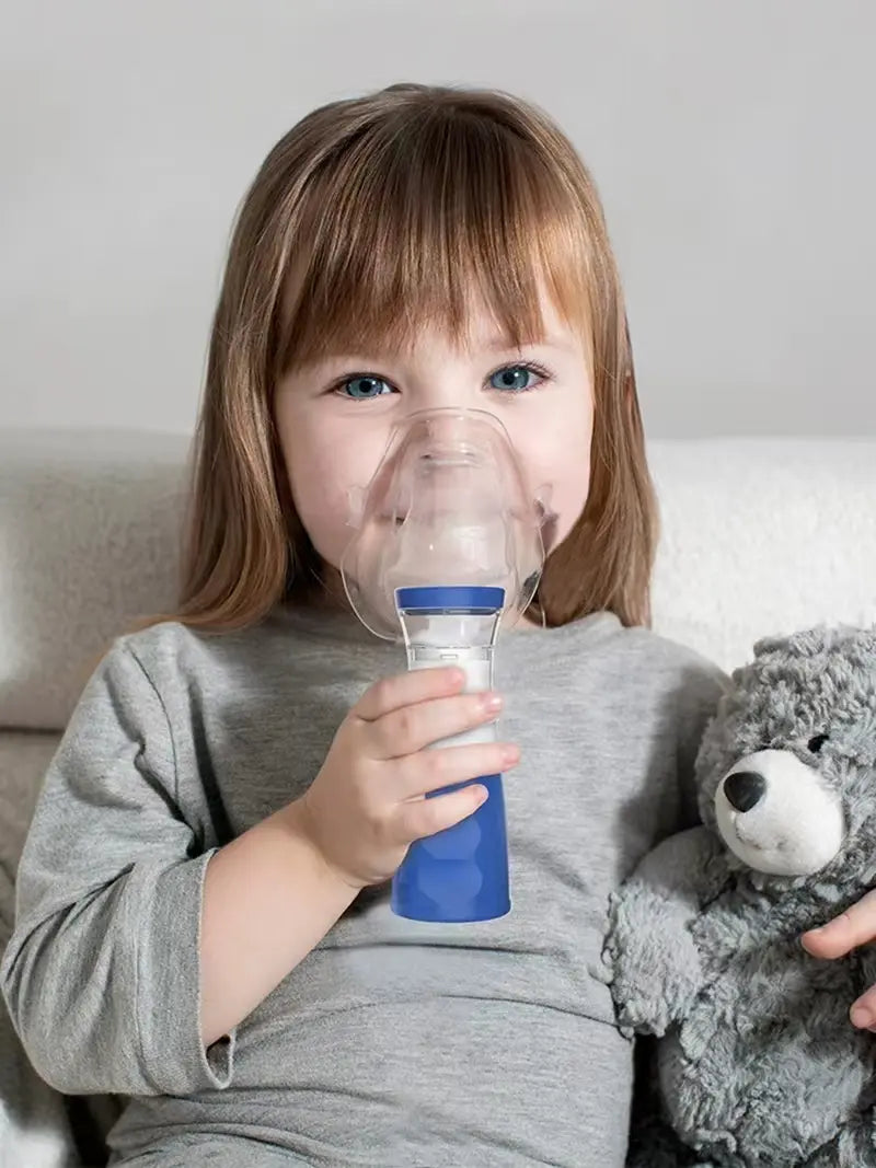 Nebulizador Ultrasónico Portátil Mesh Silencioso Inalámbrico con USB y Pilas