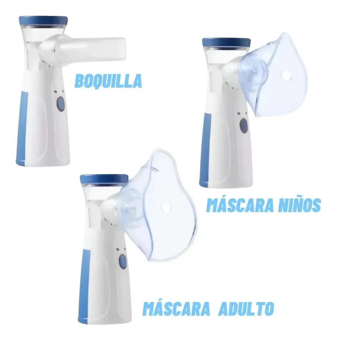 Nebulizador + Termometro De Frente + Oximetro Pediatrico