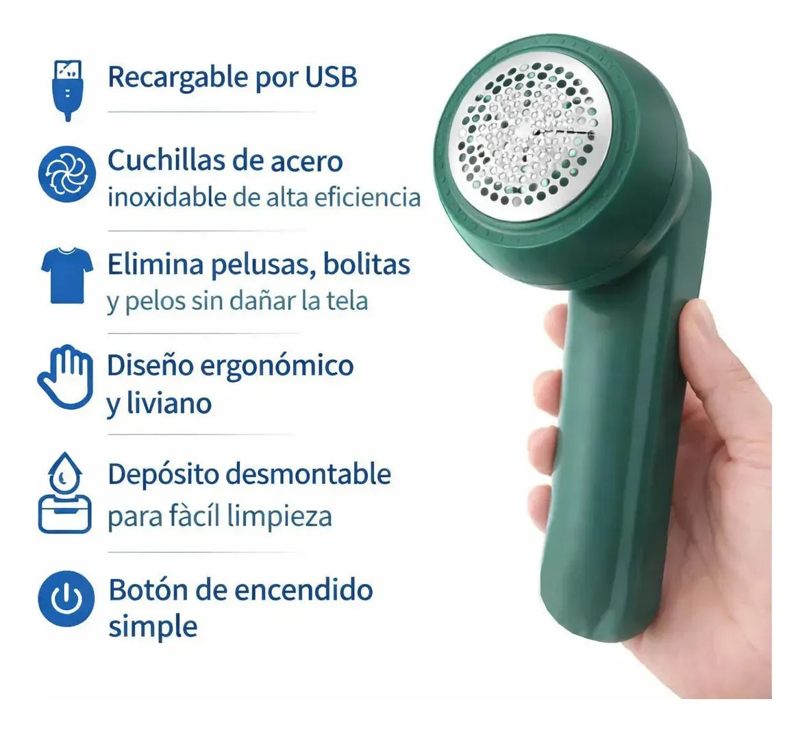 Quita Pelusa Removedor Electrico Pelusas Portatil Recargable XING CHAO