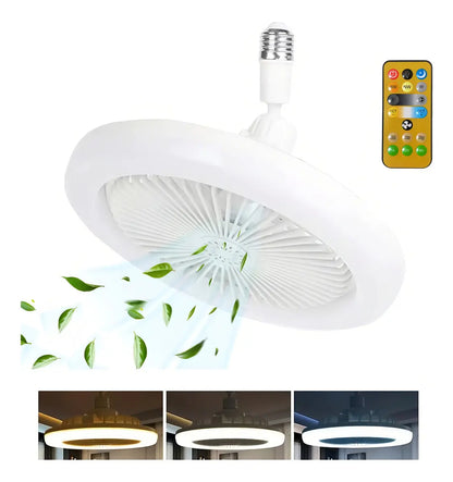 Ventilador De Techo Con Led Fácil De Montar Control Remoto