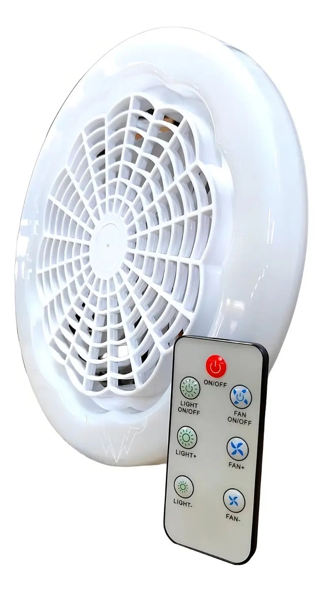 Ventilador De Techo Genérica Fan Light Multifunción E27 Control Remoto