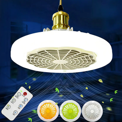Ventilador De Techo Genérica Fan Light Multifunción E27 Control Remoto