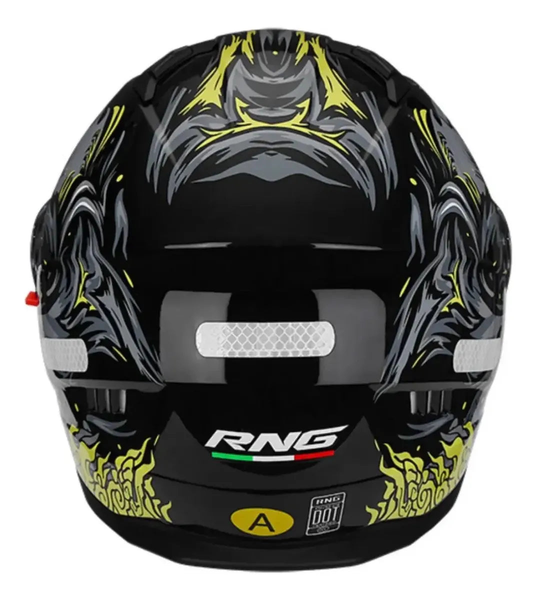 Casco Integral Moto Gris Dorado Certificado DOT y ECE | Clinical Home
