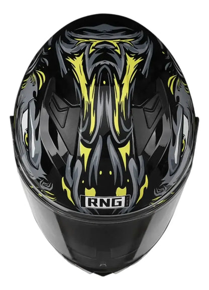 Casco Integral Moto Gris Dorado Certificado DOT y ECE | Clinical Home
