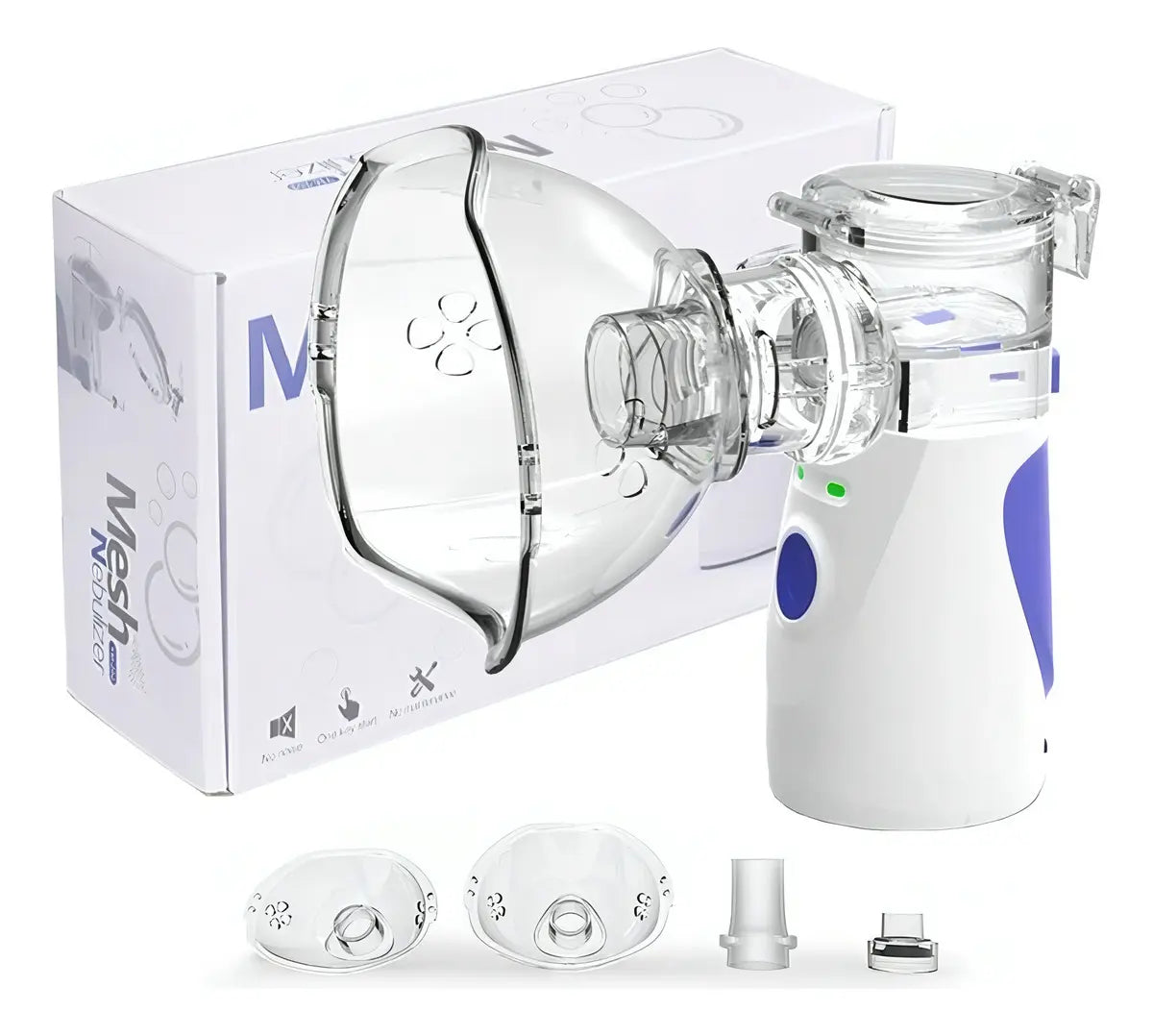 Nebulizador Malla BR Portátil USB Pilha Silencioso