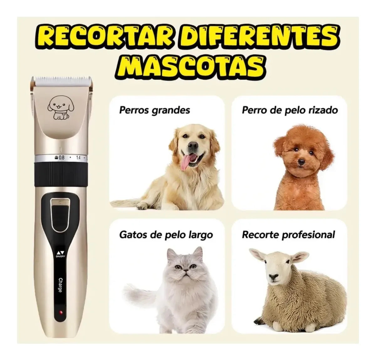 Maquina Para Cortar Pelo Rasuradoras Para Mascotas Y Perros
