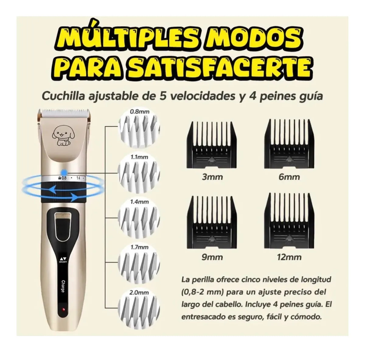 Maquina Para Cortar Pelo Rasuradoras Para Mascotas Y Perros