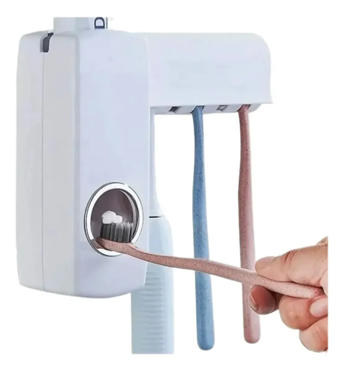Dispensador De Pasta Dental Con Portacepillos Organizador