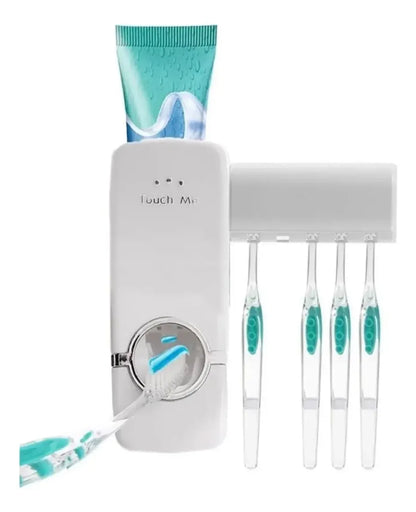 Dispensador De Pasta Dental Con Portacepillos Organizador