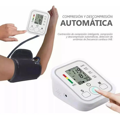 Tensiómetro Digital Automático de Brazo con Voz Blanco