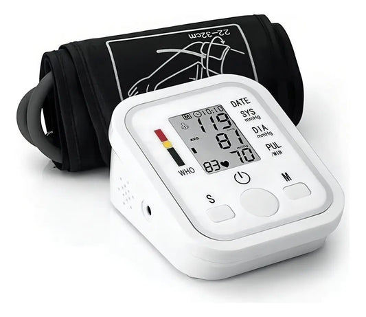 Tensiómetro Digital Automático de Brazo con Voz Blanco