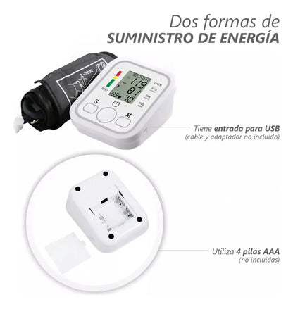 Tensiómetro Digital Automático de Brazo con Voz Blanco